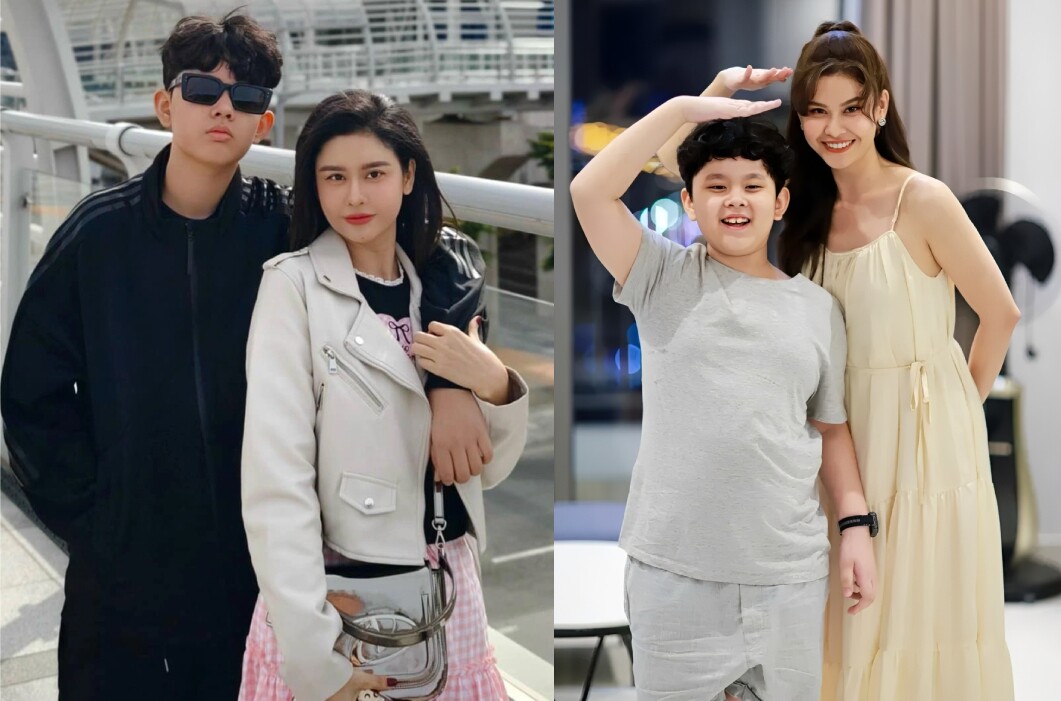 Nhận không ra con trai Trương Quỳnh Anh trong clip xuất hiện cùng mẹ: 13 tuổi cao 1m8, "lột xác" nhờ giảm cân - 4