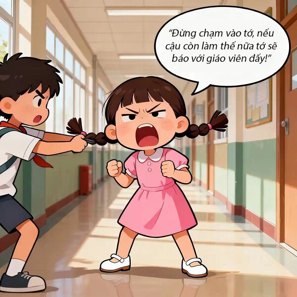 Nên nhẫn nhịn hay đánh lại khi con bị bắt nạt? Bố mẹ thông minh dùng 4 bước này để xử lý an toàn - 9