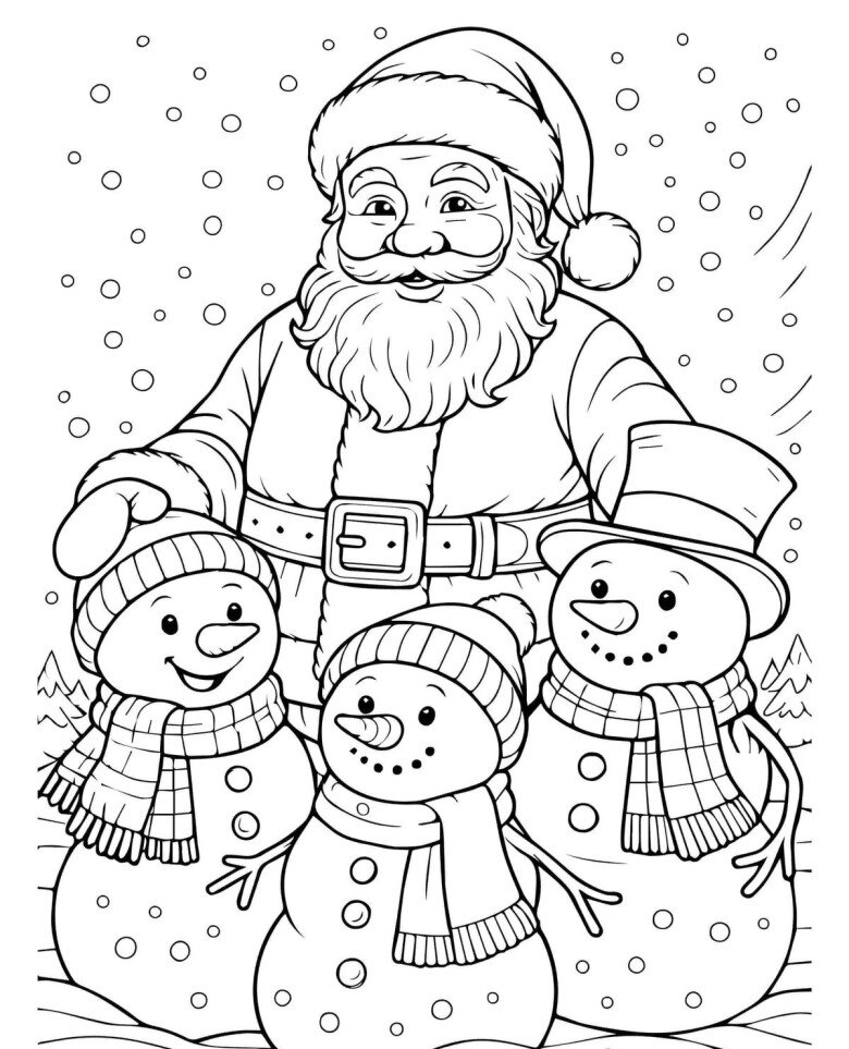 Tranh tô màu ông già Noel, cánh cửa đưa bé bước vào thế giới Giáng sinh nhiệm màu - 16