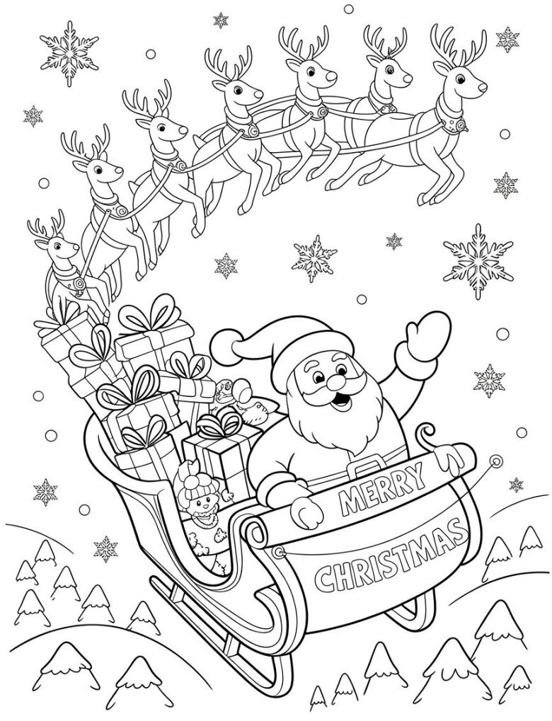 Tranh tô màu ông già Noel, cánh cửa đưa bé bước vào thế giới Giáng sinh nhiệm màu - 7