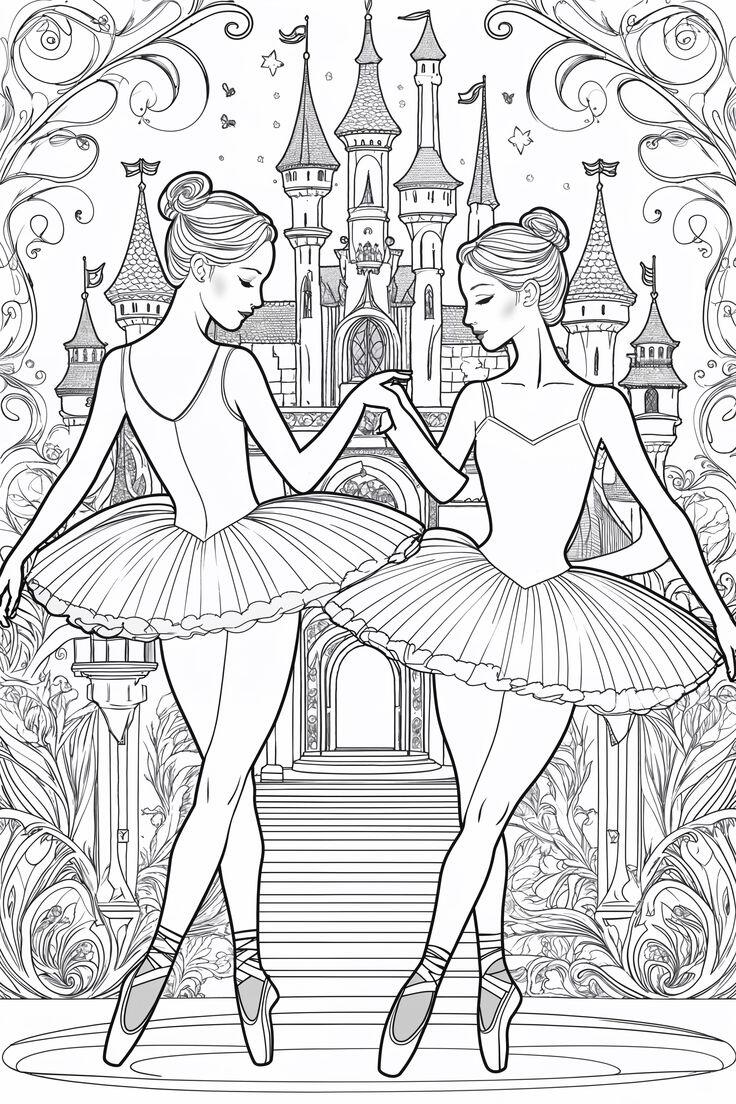 Top 20 tranh tô màu búp bê Barbie được bé gái yêu thích nhất - 19