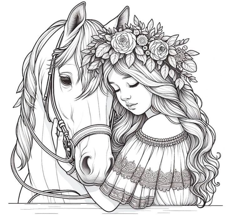 Tranh tô màu Ngựa dũng mãnh, cách trẻ mầm non cảm nhận con giáp năm mới 2026 bằng sắc màu - 10