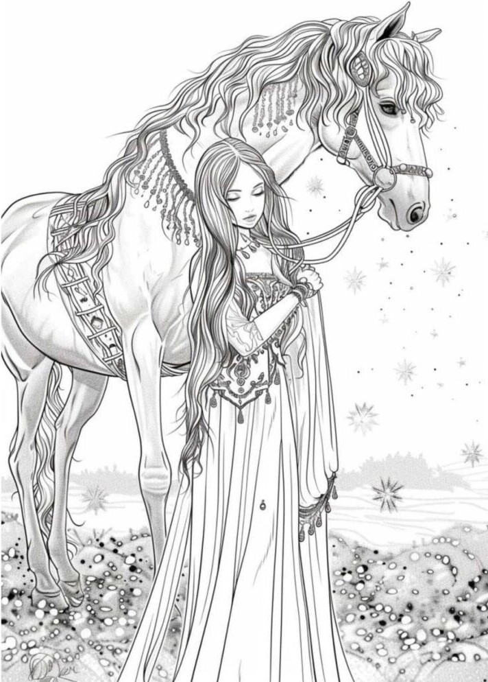 Tranh tô màu Ngựa dũng mãnh, cách trẻ mầm non cảm nhận con giáp năm mới 2026 bằng sắc màu - 11