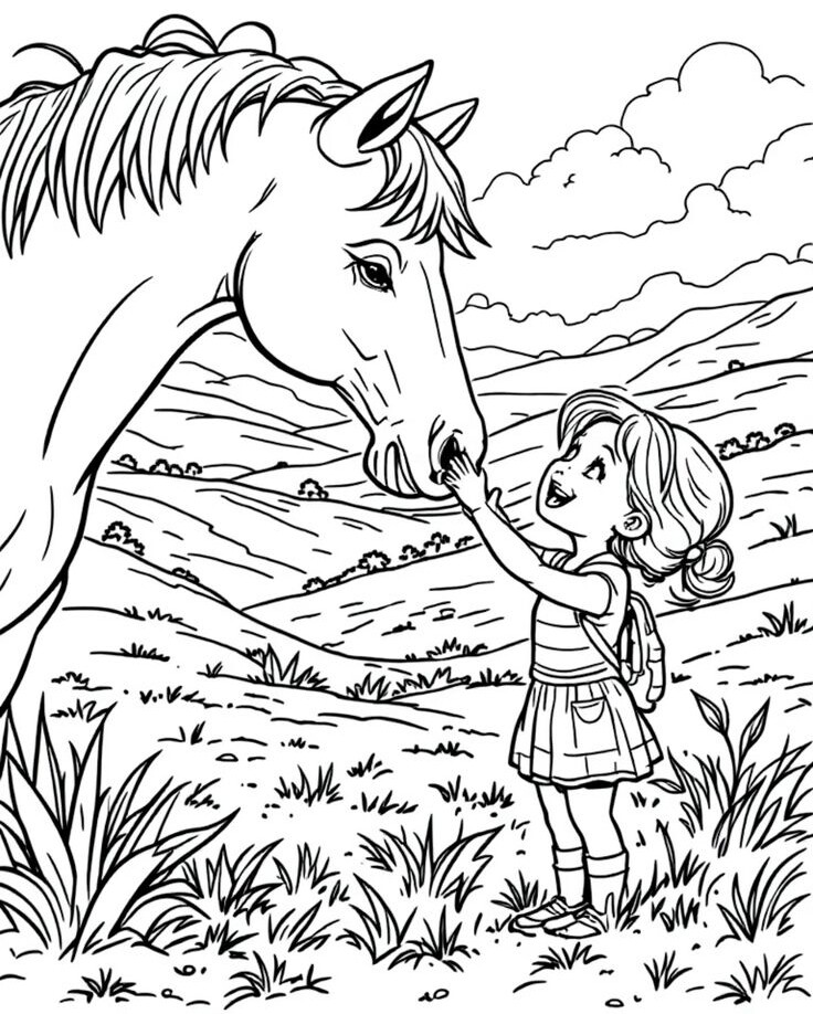 Tranh tô màu Ngựa dũng mãnh, cách trẻ mầm non cảm nhận con giáp năm mới 2026 bằng sắc màu - 13