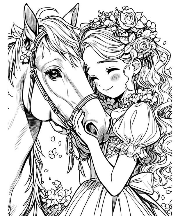 Tranh tô màu Ngựa dũng mãnh, cách trẻ mầm non cảm nhận con giáp năm mới 2026 bằng sắc màu - 9