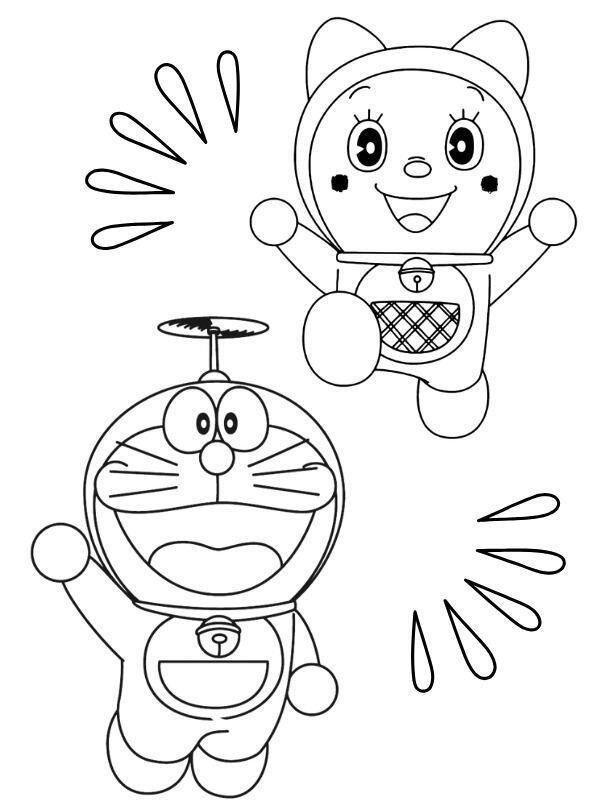 Tranh tô màu Doraemon và Nobita, khơi gợi trí tưởng tượng, niềm vui tuổi thơ cho bé - 16