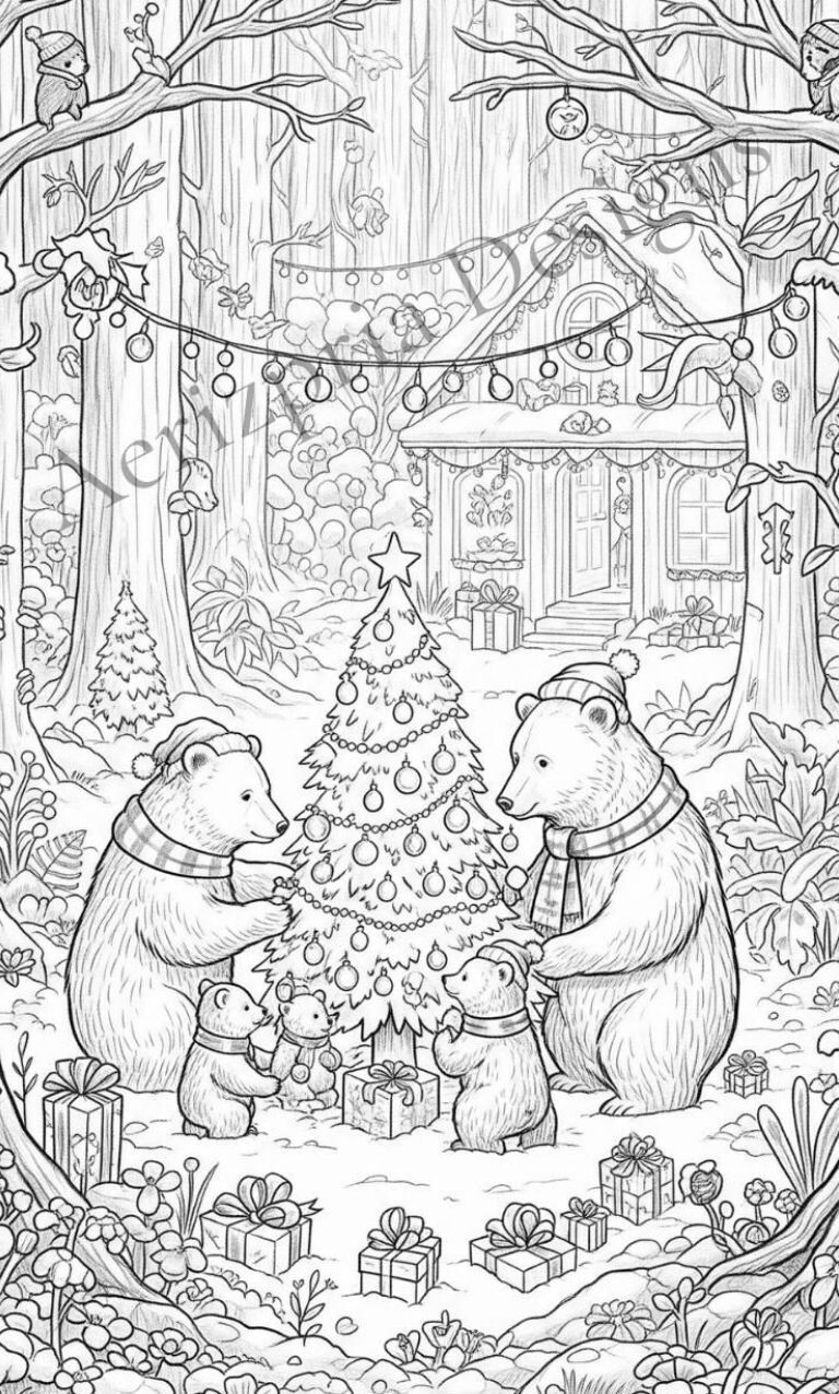 Tranh tô màu Giáng sinh, món quà tinh thần nuôi dưỡng ký ức tuổi thơ của trẻ - 13