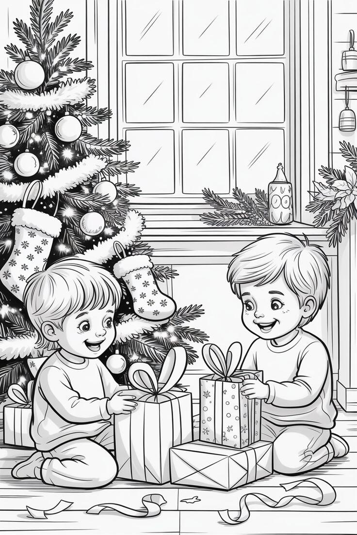 Tranh tô màu Giáng sinh, món quà tinh thần nuôi dưỡng ký ức tuổi thơ của trẻ - 15