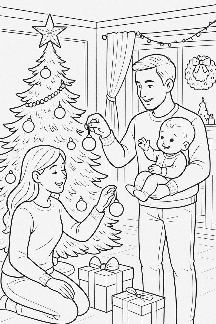 Tranh tô màu Giáng sinh, món quà tinh thần nuôi dưỡng ký ức tuổi thơ của trẻ - 17