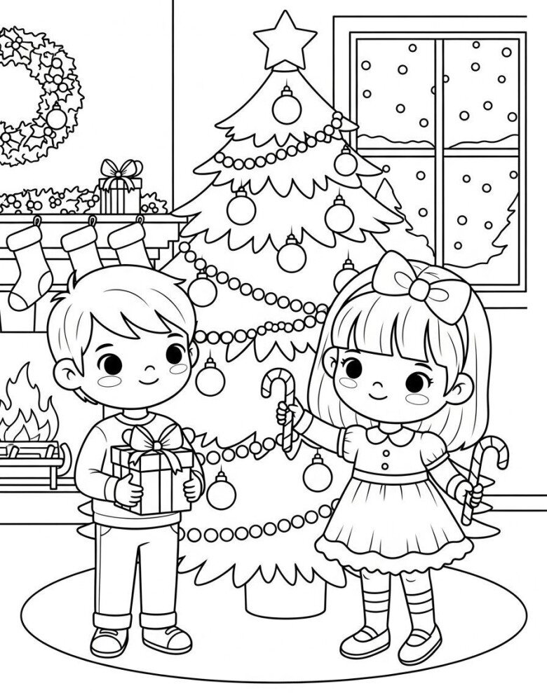 Tranh tô màu Giáng sinh, món quà tinh thần nuôi dưỡng ký ức tuổi thơ của trẻ - 18