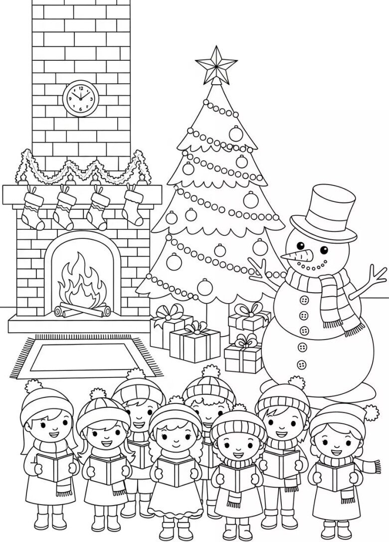 Tranh tô màu Giáng sinh, món quà tinh thần nuôi dưỡng ký ức tuổi thơ của trẻ - 19