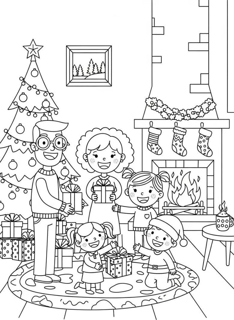 Tranh tô màu Giáng sinh, món quà tinh thần nuôi dưỡng ký ức tuổi thơ của trẻ - 20
