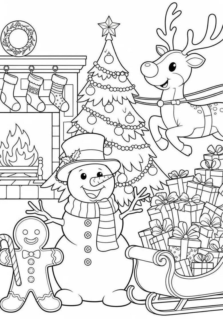 Tranh tô màu Giáng sinh, món quà tinh thần nuôi dưỡng ký ức tuổi thơ của trẻ - 3