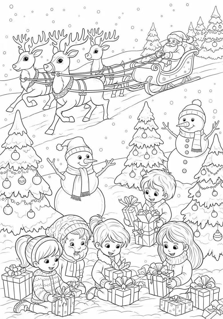 Tranh tô màu Giáng sinh, món quà tinh thần nuôi dưỡng ký ức tuổi thơ của trẻ - 4