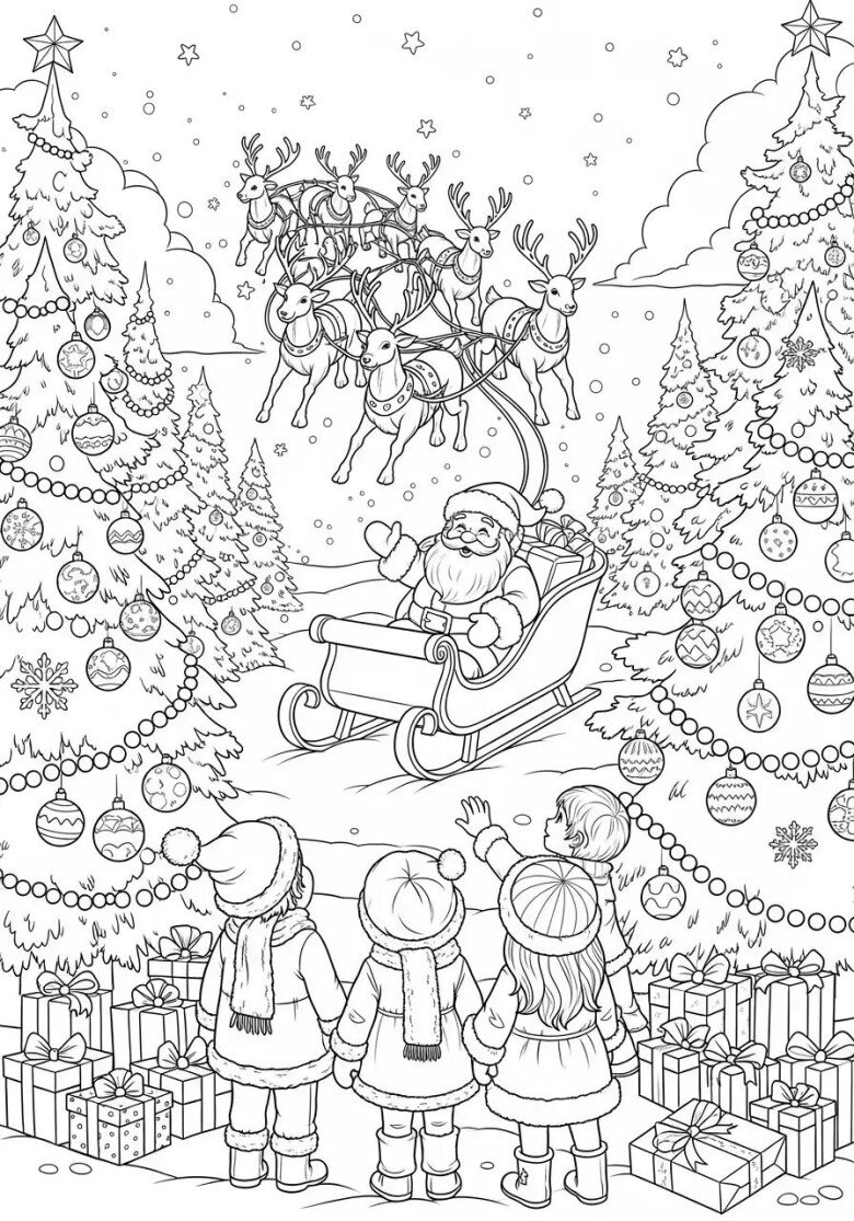 Tranh tô màu Giáng sinh, món quà tinh thần nuôi dưỡng ký ức tuổi thơ của trẻ - 5