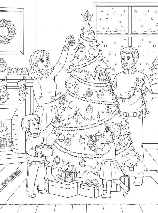 Tranh tô màu Giáng sinh, món quà tinh thần nuôi dưỡng ký ức tuổi thơ của trẻ - 9