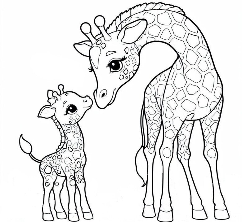 Mẹ cùng con tô màu tranh hươu cao cổ, nuôi dưỡng trí tò mò hỗ trợ bé học hỏi tự nhiên - 15