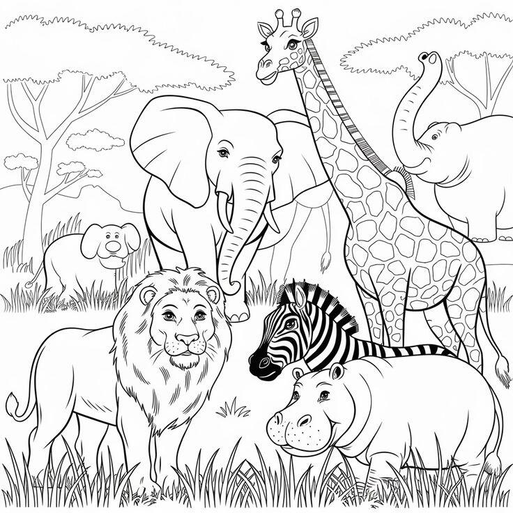 Mẹ cùng con tô màu tranh hươu cao cổ, nuôi dưỡng trí tò mò hỗ trợ bé học hỏi tự nhiên - 7