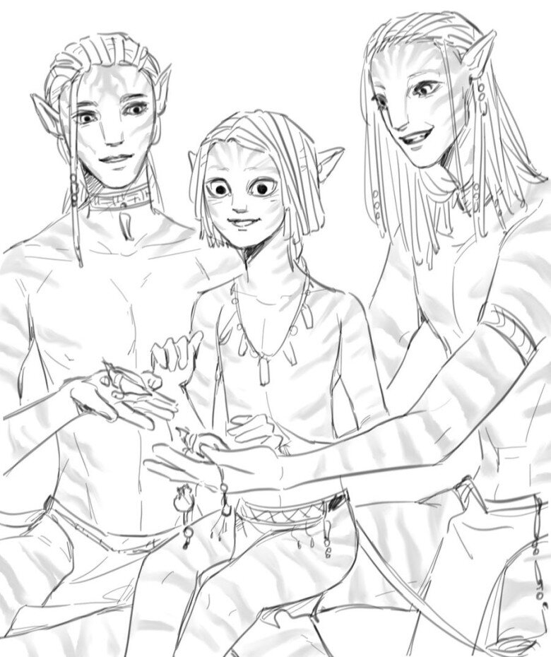 Tranh tô màu Avatar cho bé mầm non, khơi mở trí tưởng tượng qua thế giới kỳ ảo và sắc màu tự do - 5