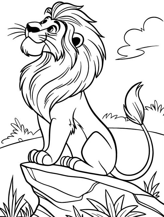 Cùng bé tô màu tranh vua sư tử Simba, nuôi dưỡng sáng tạo, EQ và giá trị đẹp trong tâm hồn trẻ - 20