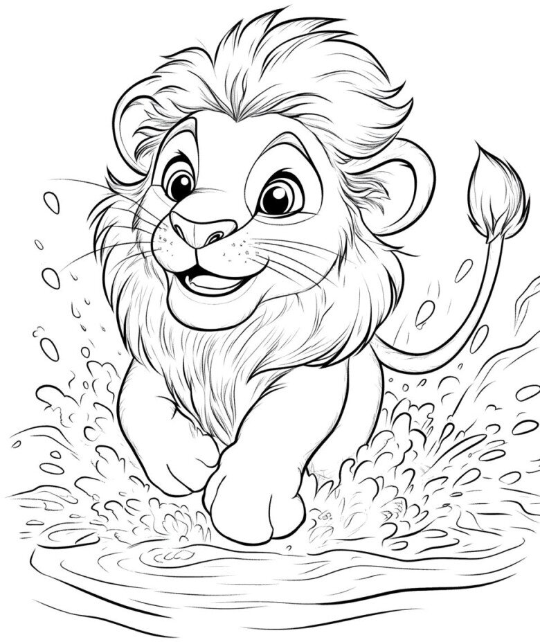 Cùng bé tô màu tranh vua sư tử Simba, nuôi dưỡng sáng tạo, EQ và giá trị đẹp trong tâm hồn trẻ - 11