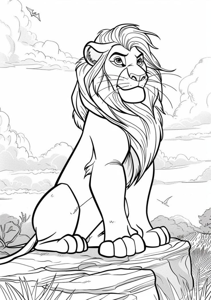 Cùng bé tô màu tranh vua sư tử Simba, nuôi dưỡng sáng tạo, EQ và giá trị đẹp trong tâm hồn trẻ - 2