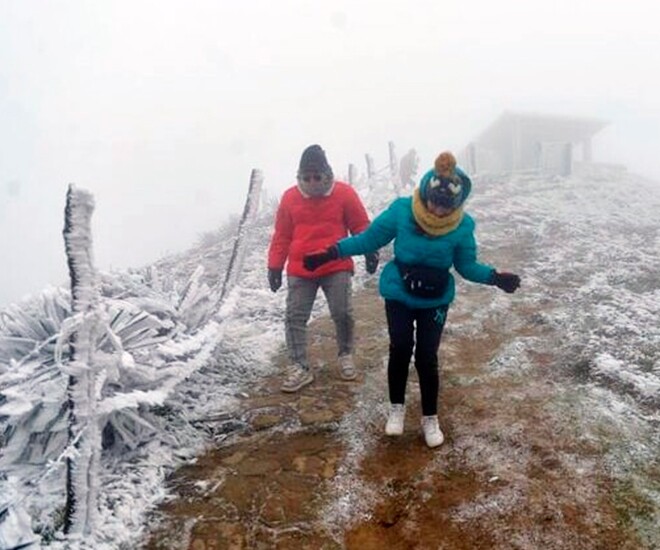 Tin tức 24h: Diễn biến nhiệt độ của đợt không khí lạnh đang bao phủ miền Bắc - 1