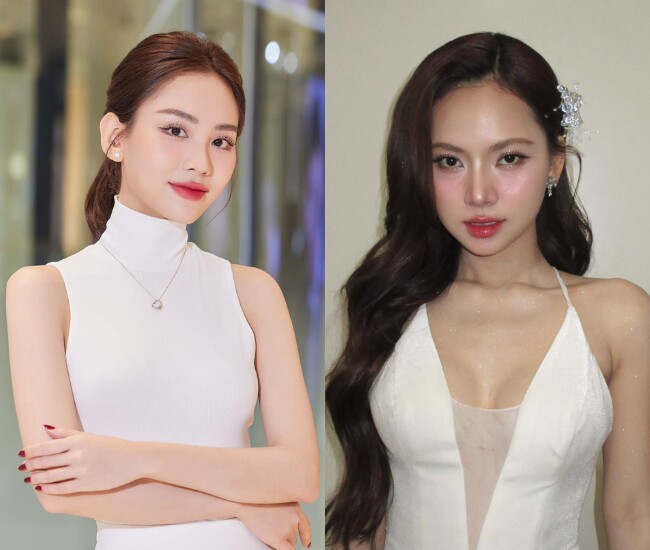 Nữ ca sĩ 1m54 như &#34;sinh đôi&#34; với Hoa hậu Mai Phương, mê mặc khoét sâu khoe vòng một phồn thực hậu &#34;dao kéo&#34; - 1