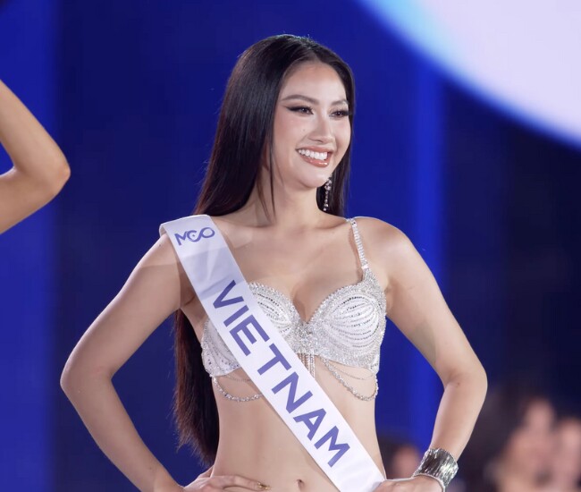 Vì sao Hoa hậu Phương Linh out Top 5 Miss Cosmo 2025?  - 1